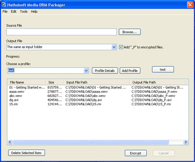 Haihaisoft DRM-X Audio/Video Packager